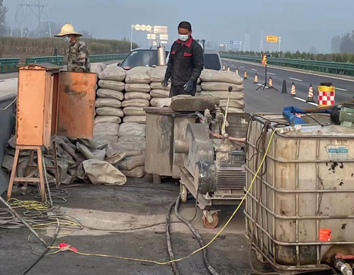 蓬江高速公路高压注浆